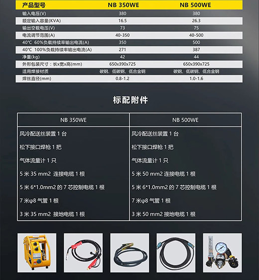 hg8868皇冠国际NB 350WE/500WE产品参数标配附件