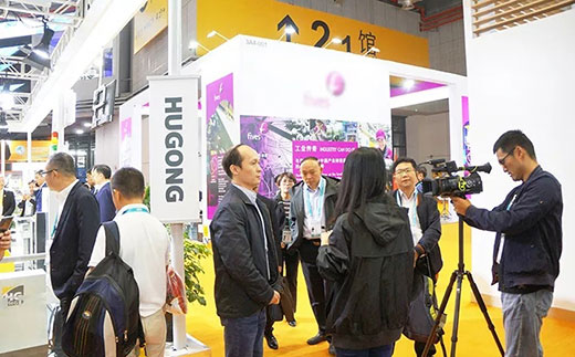 江苏常州卫视拍摄hg8868皇冠国际意大利CEA展位